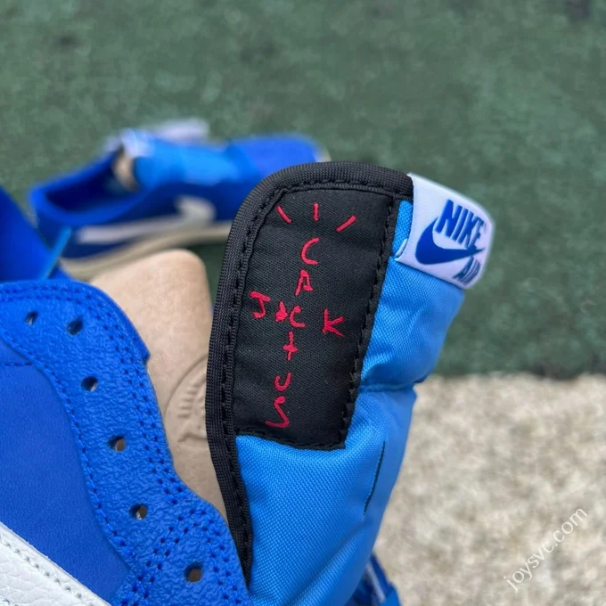 CS Pure Original AJ1 Travis Scott Low Top Blue White DM7866-400