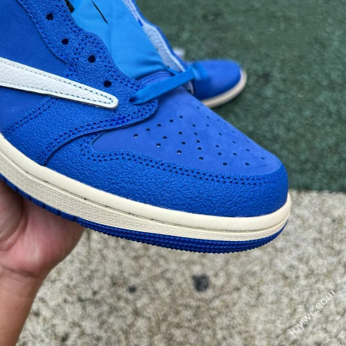 CS Pure Original AJ1 Travis Scott Low Top Blue White DM7866-400
