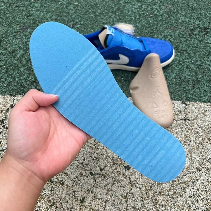 CS Pure Original AJ1 Travis Scott Low Top Blue White DM7866-400