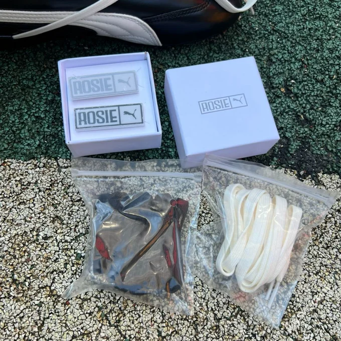 S2 Pure Original Puma Speedcat x ROSE Collaboration Black White 404391-01