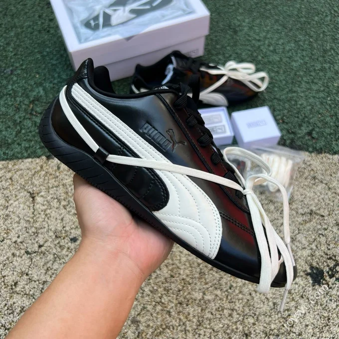 S2 Pure Original Puma Speedcat x ROSE Collaboration Black White 404391-01