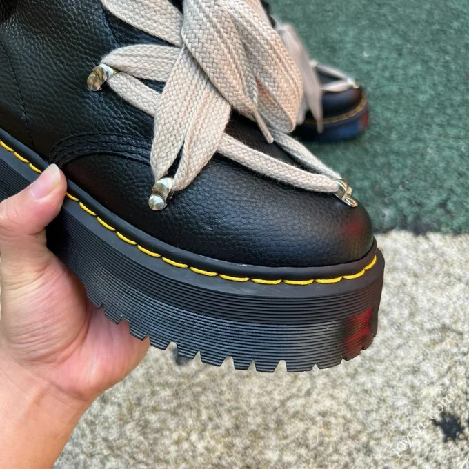 Rick Owens x Dr. Martens Boots Black