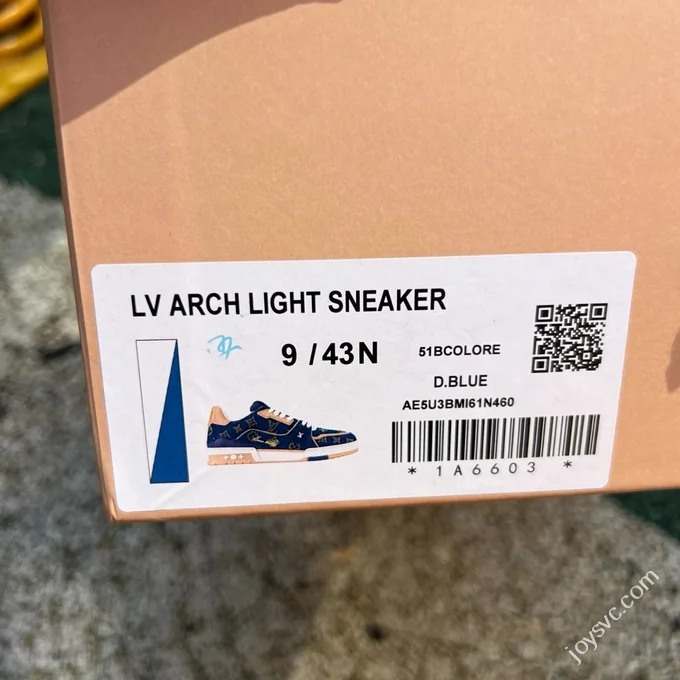LV Trainer Blue Brown LOUIS VUITTON Trainer