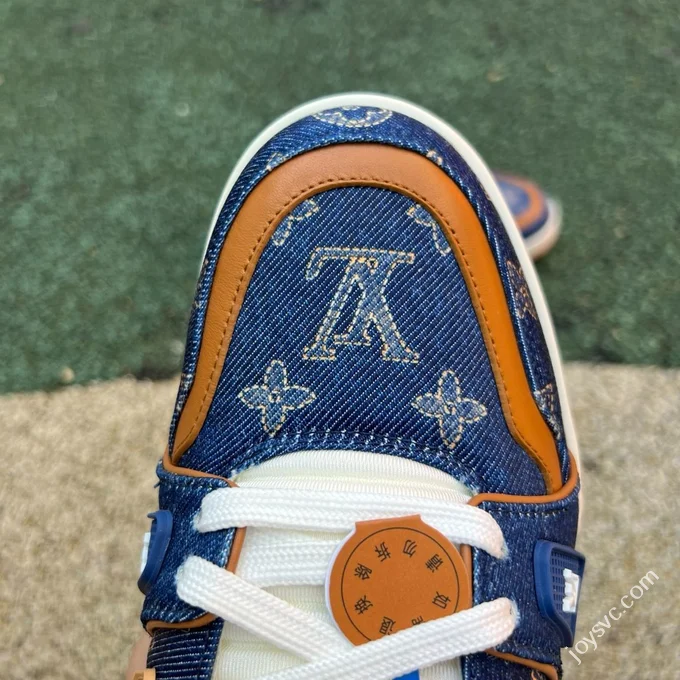 LV Trainer Blue Brown LOUIS VUITTON Trainer