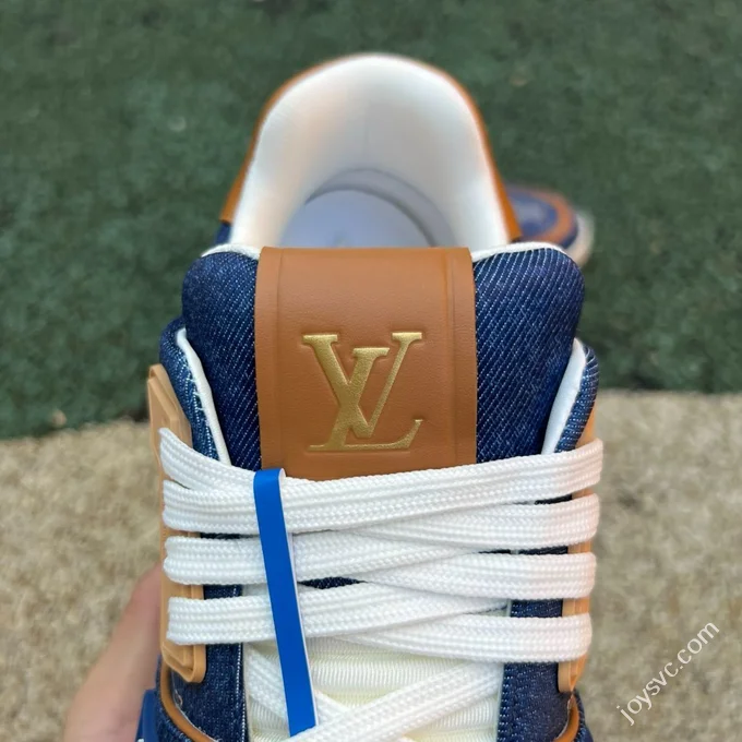 LV Trainer Blue Brown LOUIS VUITTON Trainer