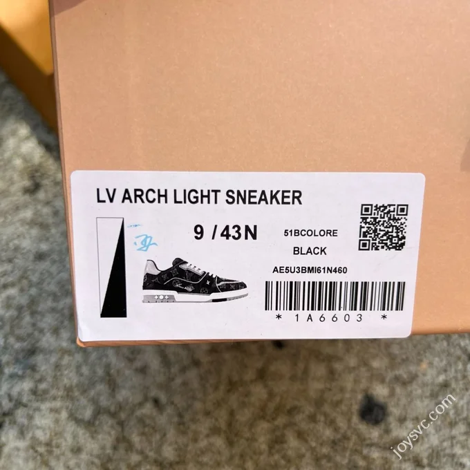 LV Trainer Black Grey LOUIS VUITTON Trainer