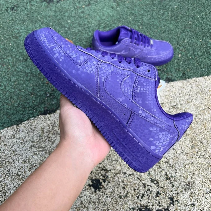 S2 Pure Original Air Force 1 Kobe Collaboration Purple IB0018-500