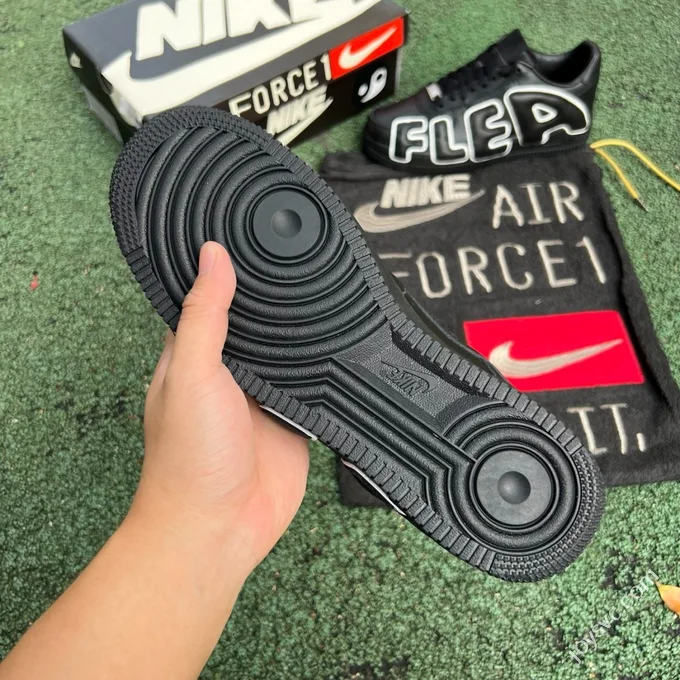 S2 Pure Original Air Force 1 CPFM Low Top Black White HJ8463-001