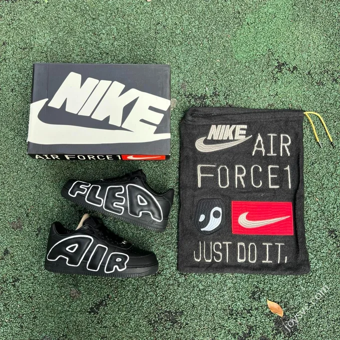 S2 Pure Original Air Force 1 CPFM Low Top Black White HJ8463-001