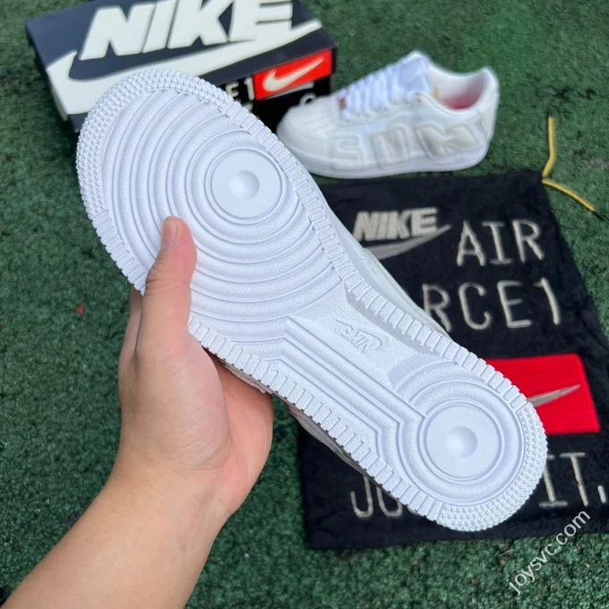 S2 Pure Original Air Force 1 CPFM Low Top Pure White FQ7069-100