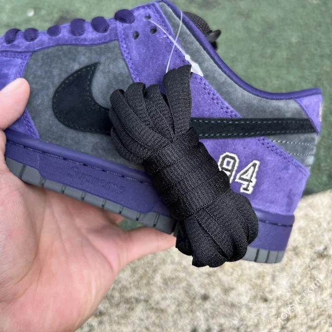 S2 Pure Original Dunk Supreme Europe Exclusive Purple Grey HQ8487-500