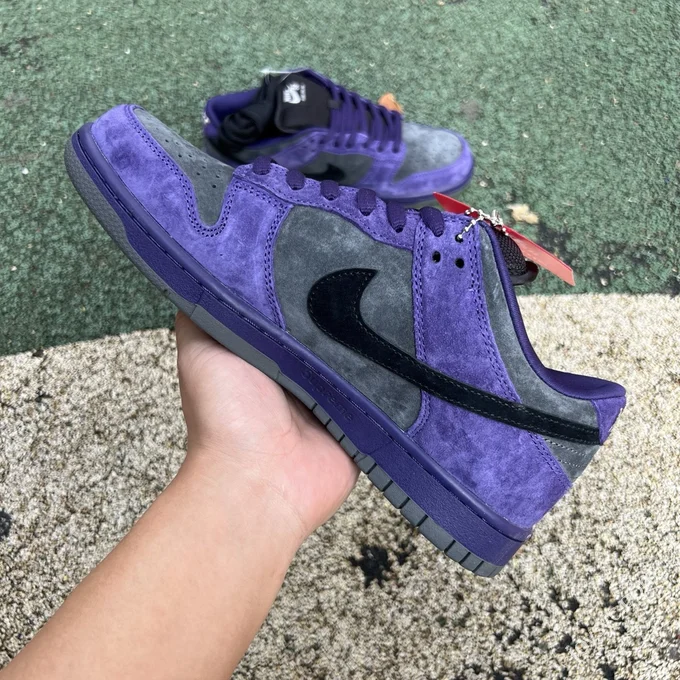S2 Pure Original Dunk Supreme Europe Exclusive Purple Grey HQ8487-500