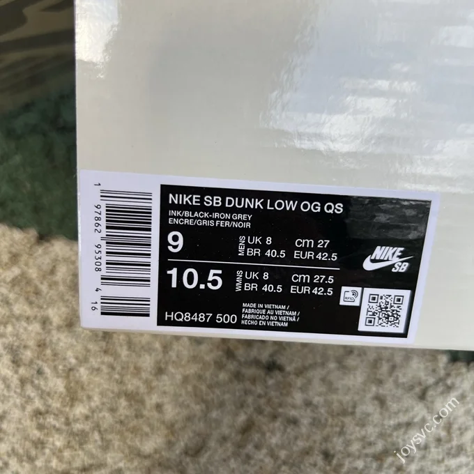 S2 Pure Original Dunk Supreme Europe Exclusive Purple Grey HQ8487-500