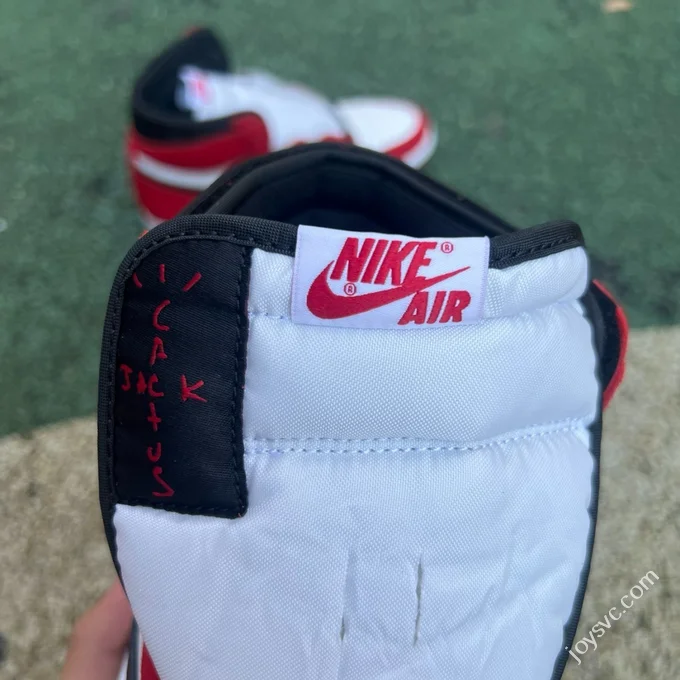 LJR Version AJ1 Travis Scott High Top White Red DH3227-601