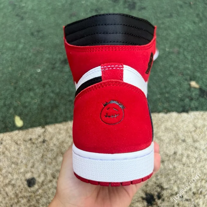 LJR Version AJ1 Travis Scott High Top White Red DH3227-601