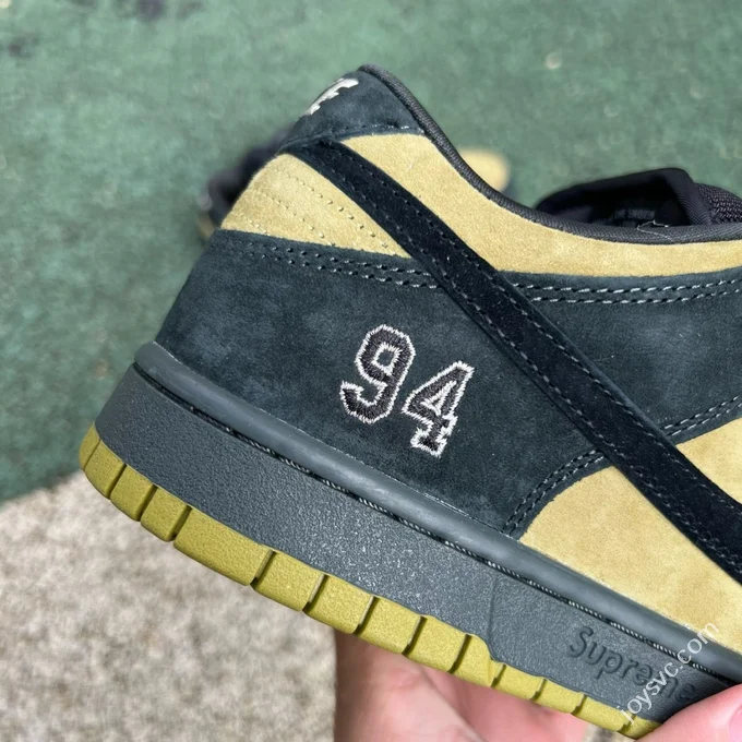 S2 Pure Original Dunk Supreme Black Yellow Brown HQ8487-300