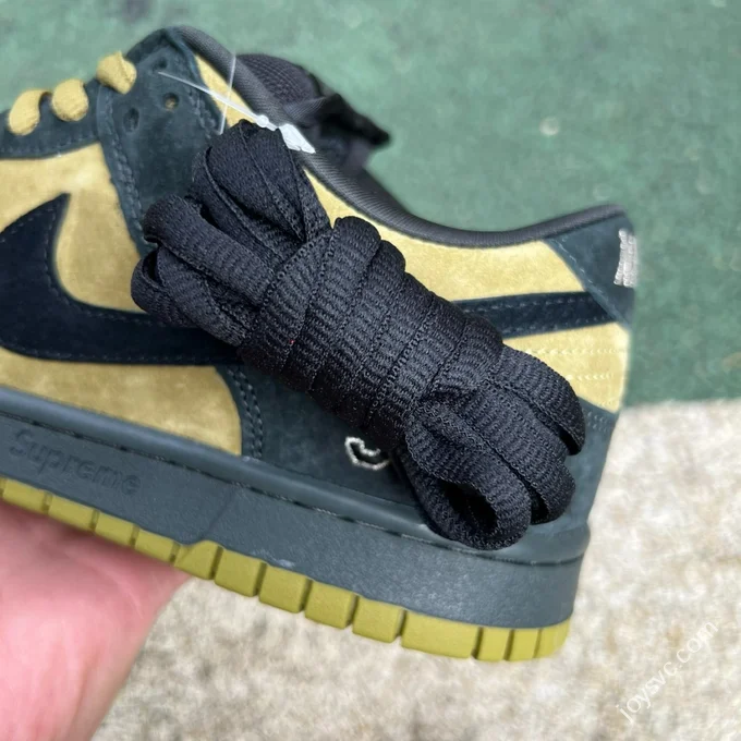 S2 Pure Original Dunk Supreme Black Yellow Brown HQ8487-300