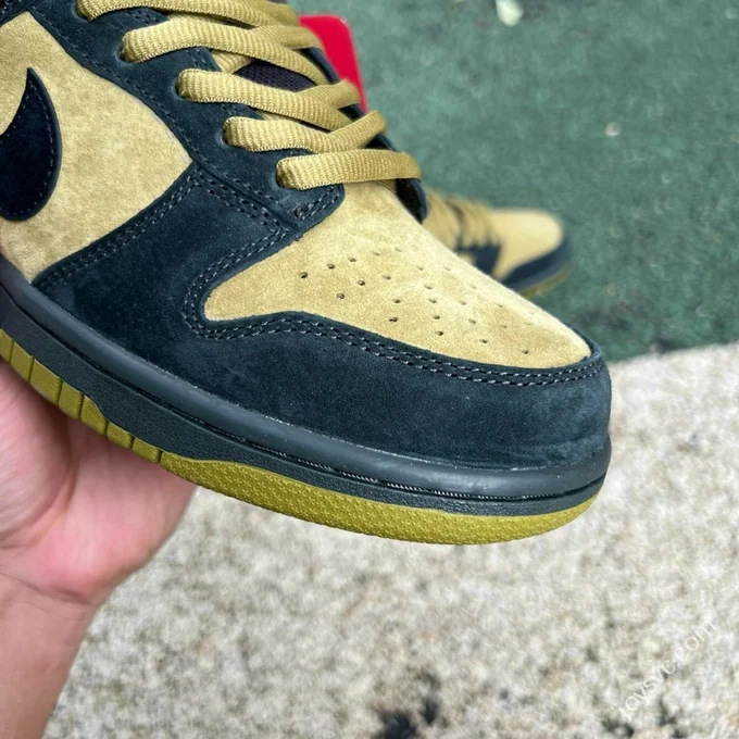 S2 Pure Original Dunk Supreme Black Yellow Brown HQ8487-300