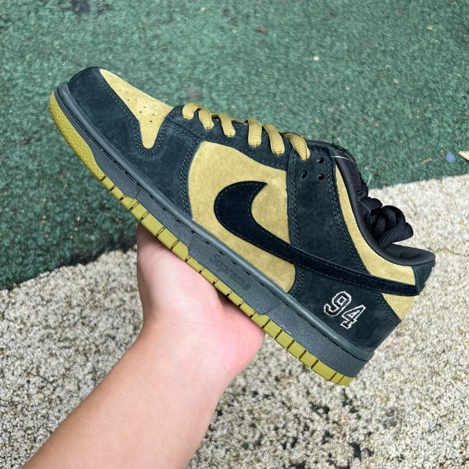 S2 Pure Original Dunk Supreme Black Yellow Brown HQ8487-300