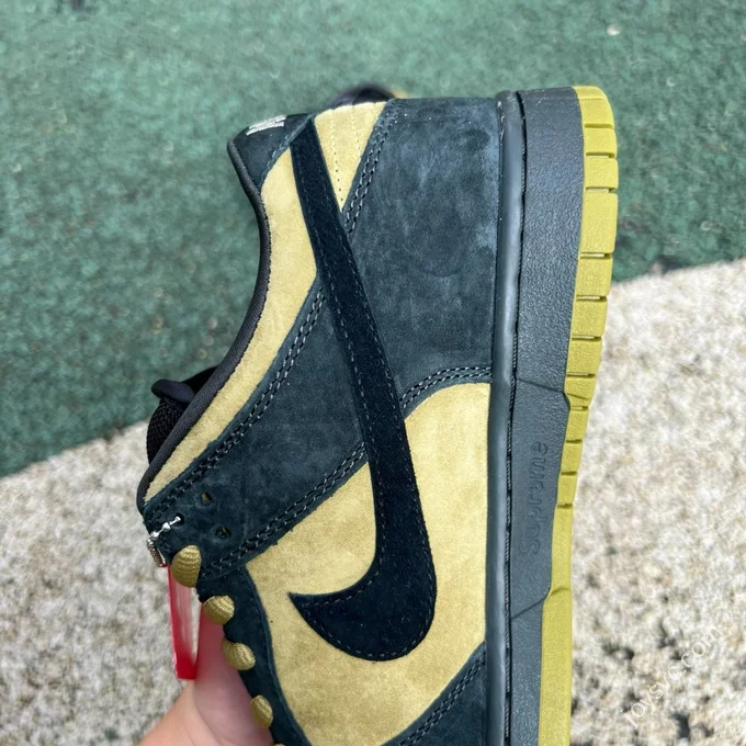 S2 Pure Original Dunk Supreme Black Yellow Brown HQ8487-300