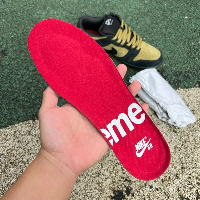 S2 Pure Original Dunk Supreme Black Yellow Brown HQ8487-300