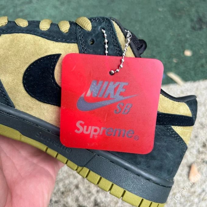 S2 Pure Original Dunk Supreme Black Yellow Brown HQ8487-300