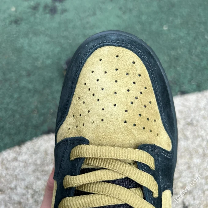 S2 Pure Original Dunk Supreme Black Yellow Brown HQ8487-300