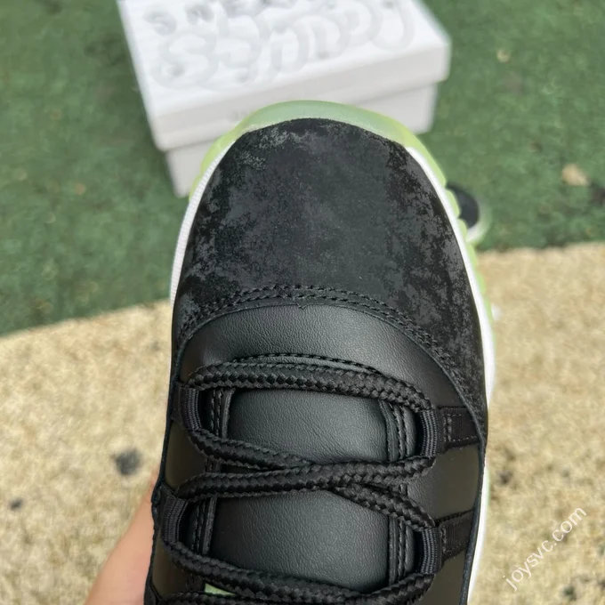 Pure Original AJ11 Luminous Halloween Black White Green Women's IB1378-001