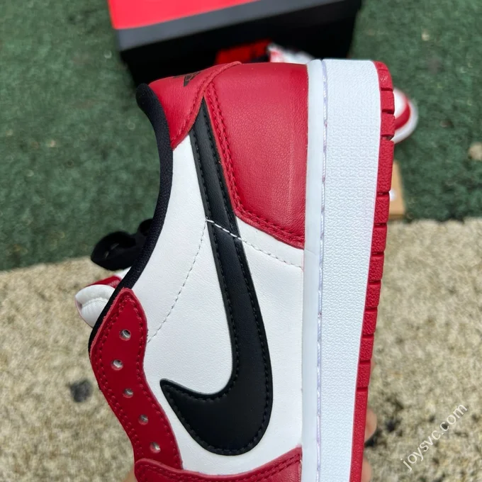 Pure Original AJ1 Low Chicago White Red HQ6998-600