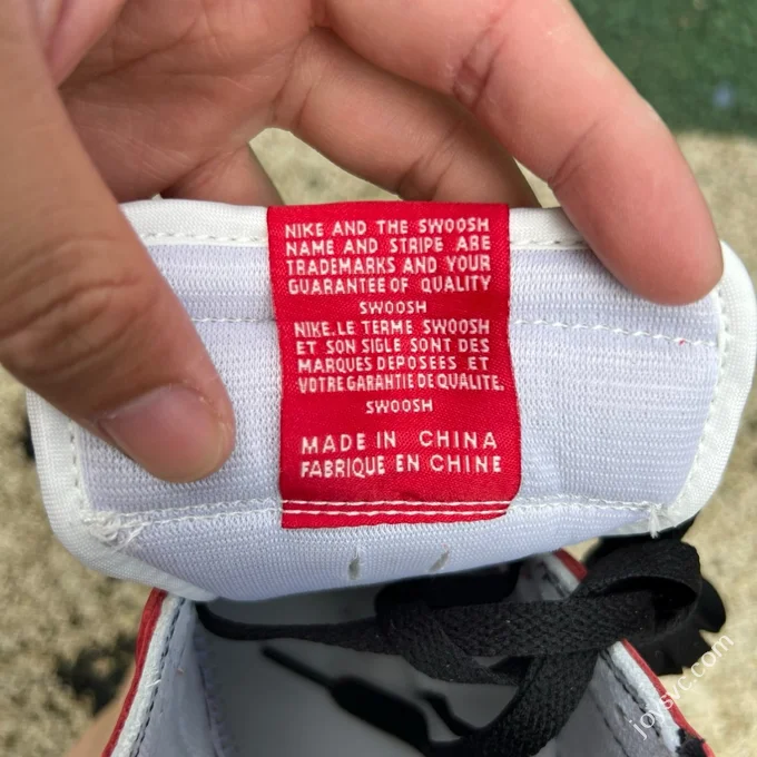 Pure Original AJ1 Low Chicago White Red HQ6998-600