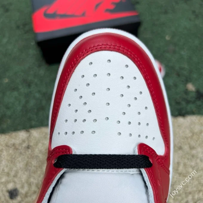 Pure Original AJ1 Low Chicago White Red HQ6998-600