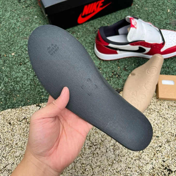 Pure Original AJ1 Low Chicago White Red HQ6998-600