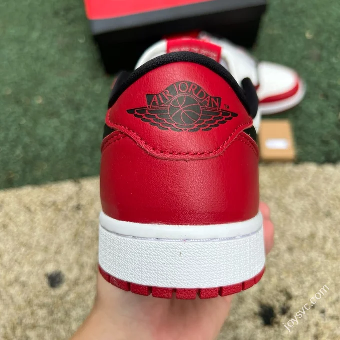 Pure Original AJ1 Low Chicago White Red HQ6998-600