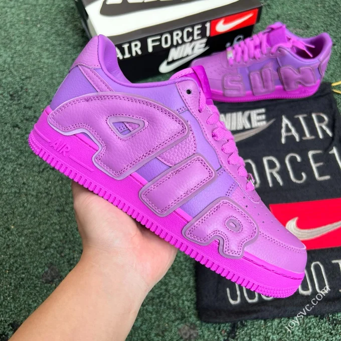 S2 Pure Original Air Force 1 CPFM Low Top Purple FQ7069-500