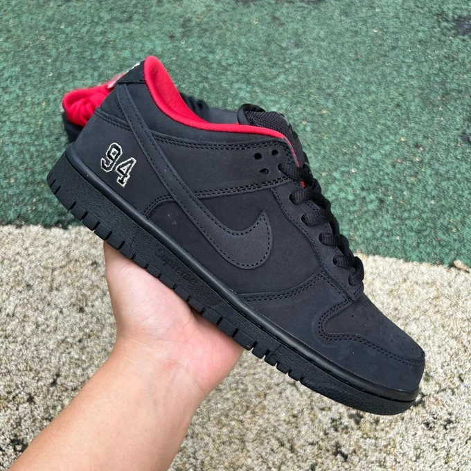 S2 Pure Original Dunk Supreme Black Red HQ8487-001