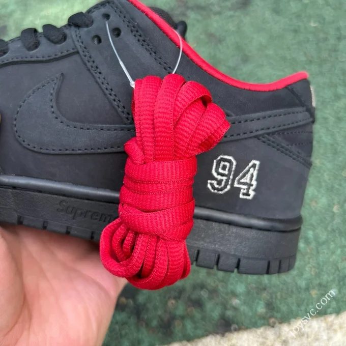 S2 Pure Original Dunk Supreme Black Red HQ8487-001