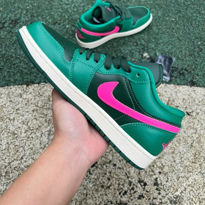 Pure Original AJ1 Low Green Pink Watermelon DC0774-300