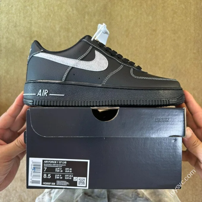 3A Pure Original Air Force 1 Black Blade Runner HQ2037-006