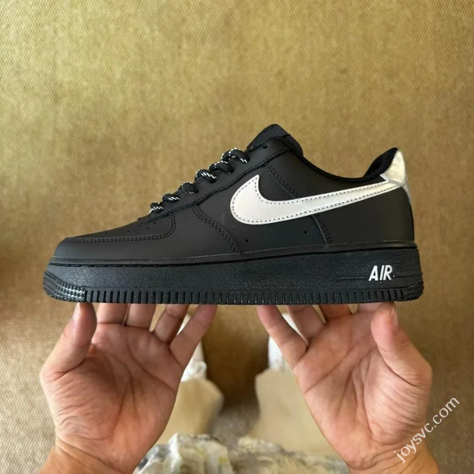 3A Pure Original Air Force 1 AF1 Black Silver FV5951-001