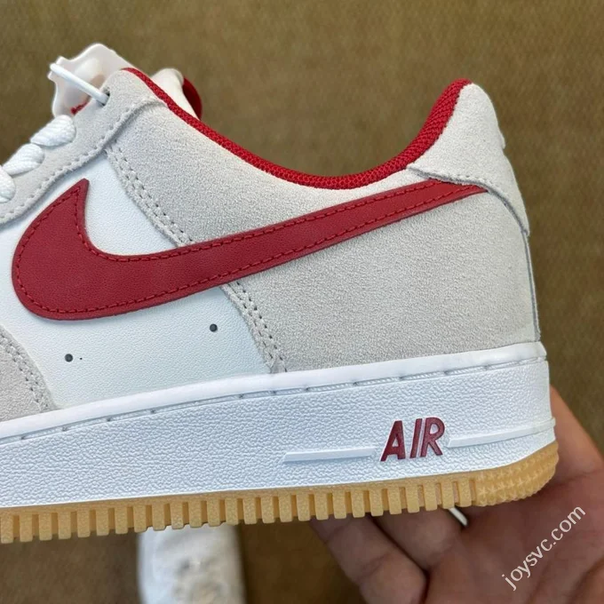 3A Pure Original Air Force 1 AF1 Beige Grey Red IB6388-101