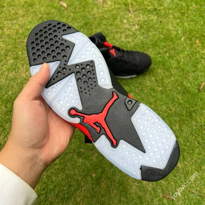 Y Pure Original AJ6 Black Red High Top Infrared CT8529-001