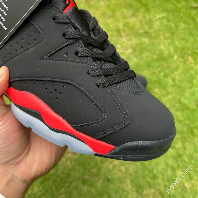 Y Pure Original AJ6 Black Red High Top Infrared CT8529-001