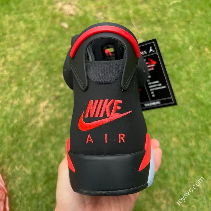 Y Pure Original AJ6 Black Red High Top Infrared CT8529-001