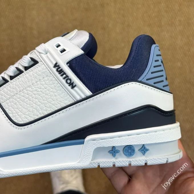 LV 2025 White Blue LOUIS VUITTON Trainer