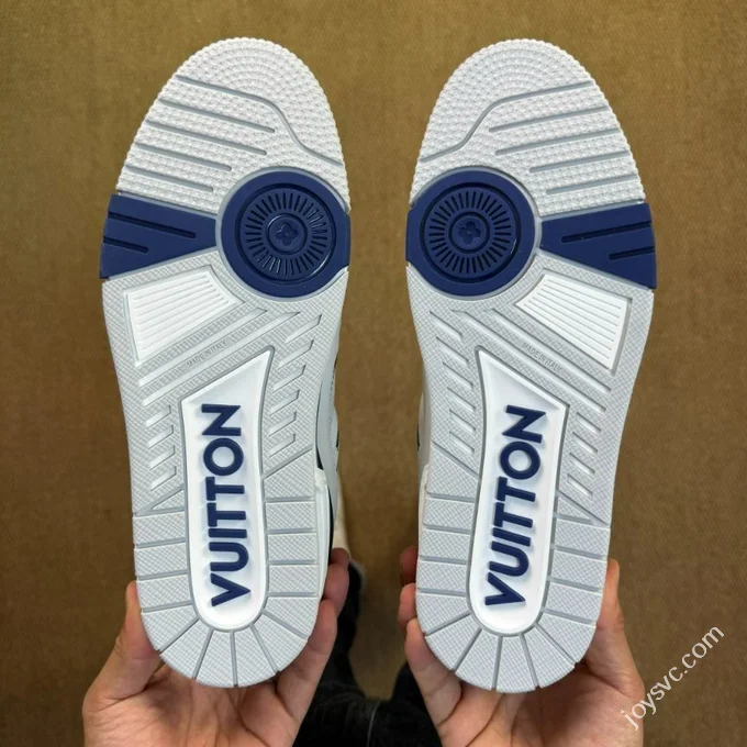 LV 2025 White Blue LOUIS VUITTON Trainer