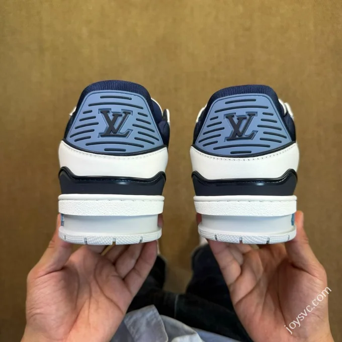 LV 2025 White Blue LOUIS VUITTON Trainer