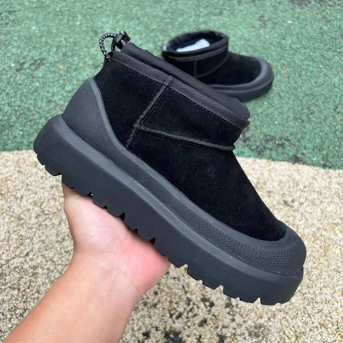 UGG CL Ultra Mini Weather Suede Warm Snow Boots Mid Top (1)