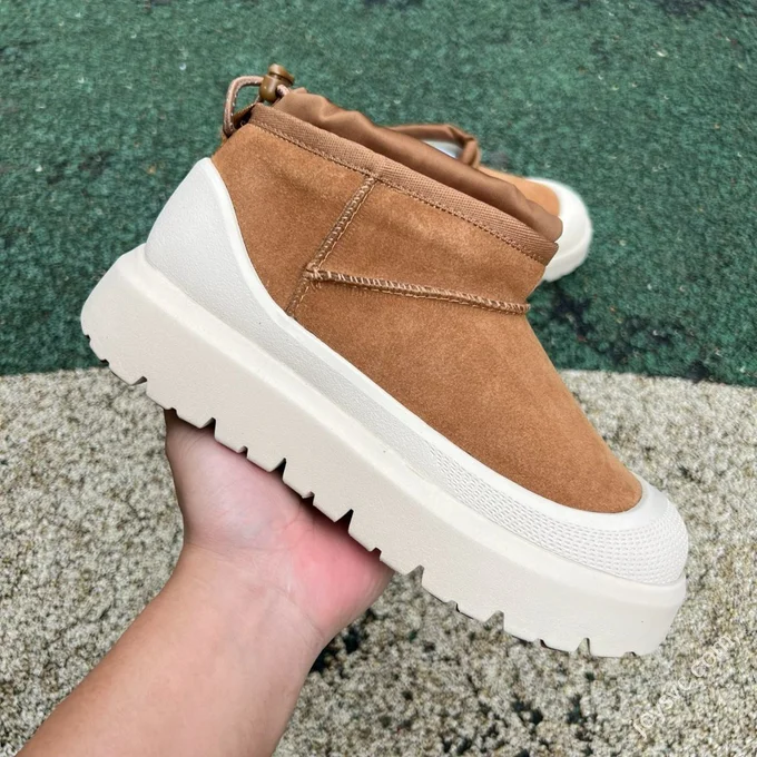 UGG CL Ultra Mini Weather Suede Warm Snow Boots Mid Top (3)
