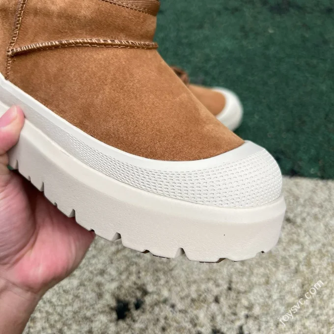 UGG CL Ultra Mini Weather Suede Warm Snow Boots Mid Top (3)