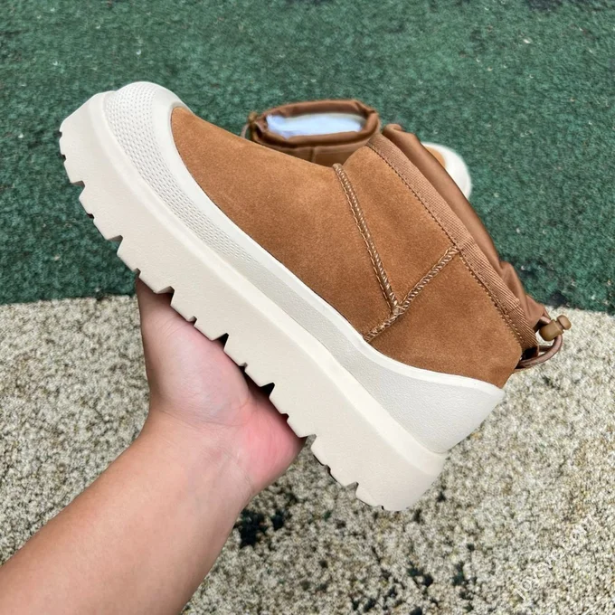 UGG CL Ultra Mini Weather Suede Warm Snow Boots Mid Top (3)